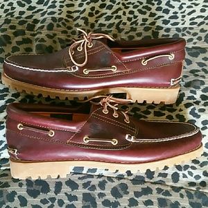 Timberland 3 eye classic lugs (burgandy)